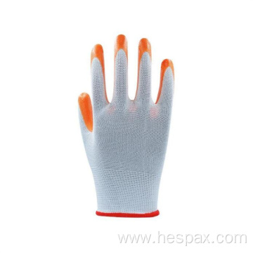 Hespax Wear Oil Resistant Nitrile Safety Gloves Mechanic